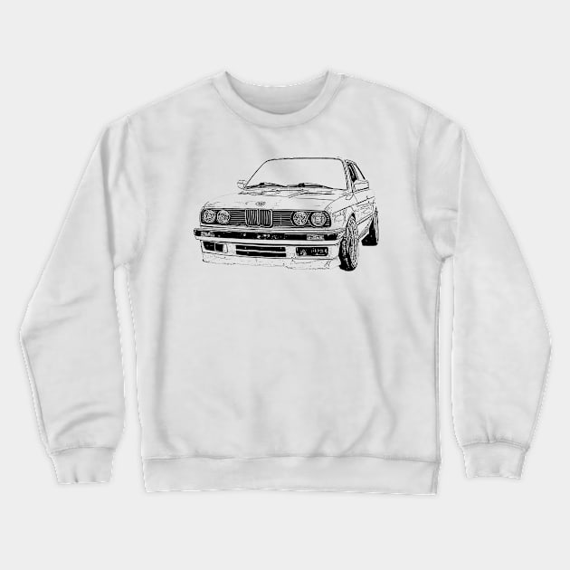 E30 Bimmer Crewneck Sweatshirt by Garage Buds